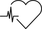 EKG in Heart Icon